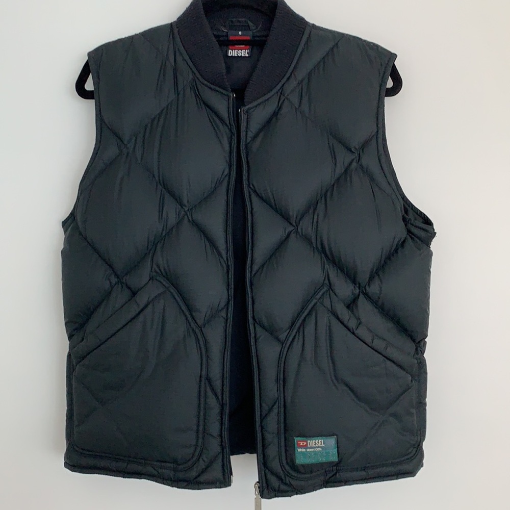 Diesel Navy Down Puffer Vest Gem